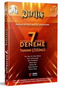 Rektör KPSS A Grubu Diriliş Tamamı Çözümlü 7 Fasikül Deneme