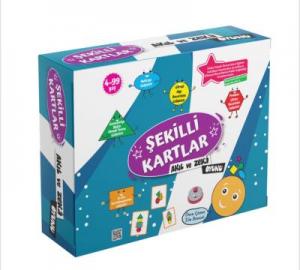 Renkli Şekilli Kartlar Akıl ve Zeka Oyunu 4-99 Yaş