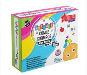 Resimli Cümle Kurmaca Okul Öncesi Akıl ve Zeka Oyunu 4-99 Yaş