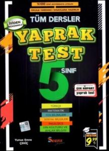 Seans 5. Sınıf Tüm Dersler Yaprak Test-YENİ