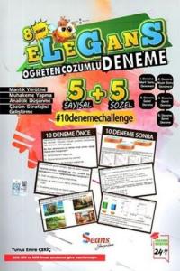 Seans 8. Sınıf Elegans Öğreten Çözümlü 10 lu Deneme-YENİ