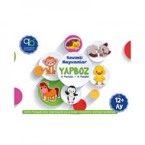 Sevimli Hayvanlar Yapboz 12+ Ay
