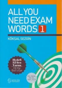 Sezgin All You Need Exam Words 1