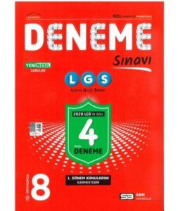 Soru Bankası Merkezi 8. Sınıf LGS 4 Özel Deneme Sınavı-YENİ