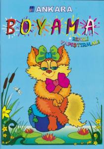 Stickerli Kalın Boyama-Açık Mavi