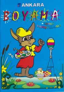 Stickerli Kalın Boyama-Mavi