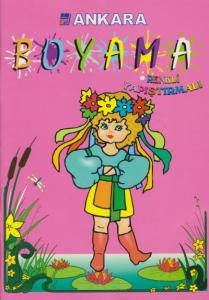 Stickerli Kalın Boyama-Pembe