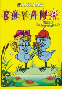 Stickerli Kalın Boyama-Sarı