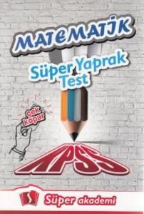 Süper Akademi KPSS Matematik Süper Yaprak Test