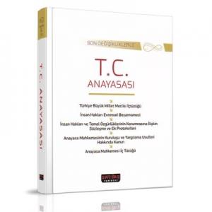 T. C. Anayasası Son Değişikliklerle Özel Baskı