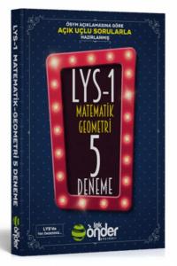Tek Önder LYS-1 Matematik Geometri 5 Deneme-Açık Uçlu Sorularla