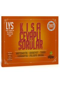 Tek Önder LYS Kısa Cevaplu Sorular Eşit Ağırlık ve Sözel