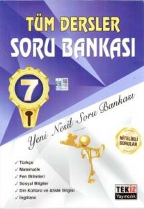 Tekiz 7. Sınıf Tüm Dersler Sözel Sayısal Soru Bankası-YENİ