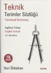 Alfa Teknik Terimler Sözlüğü; (ingilizce - Türkçe)
