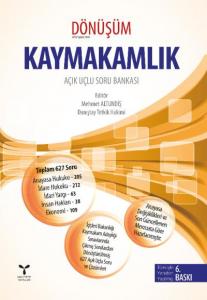 2018 Dönüşüm - Kaymakamlık; Açık Uçlu Soru Bankası