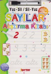 Yaz Sil-Sil Yaz Sayılar Alıştırma Kitabı