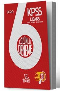 Yeni Trend KPSS Genel Yetenek Genel Kültür Çözümlü 6 Deneme-YENİ