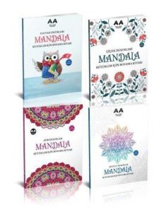 Yetişkinler İçin Mandala Boyama Seti 2-4 Kitap