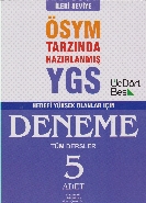YGS Tüm Dersler ÖSYM Tarzında Hazırlanmış 5 Fasikül Deneme Video Çözümlü İleri Seviye