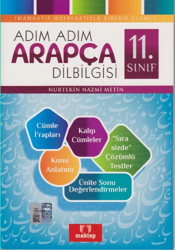 9.Sınıf Adım Adım Arapça Dil Bilgisi Nurtekin Nazmi Metin