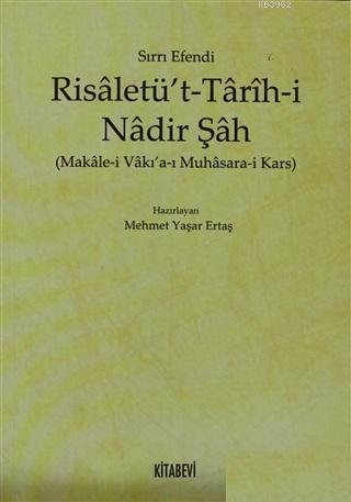 Risaletü't - Tarih-i Nadir Şah Kolektif