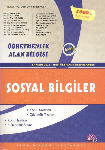 Aby ÖABT Sosyal Bilgiler Komisyon