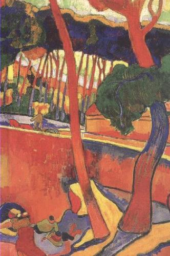 Andre Derain : The Turning Road at L'Estaque Orta Boy Komisyon