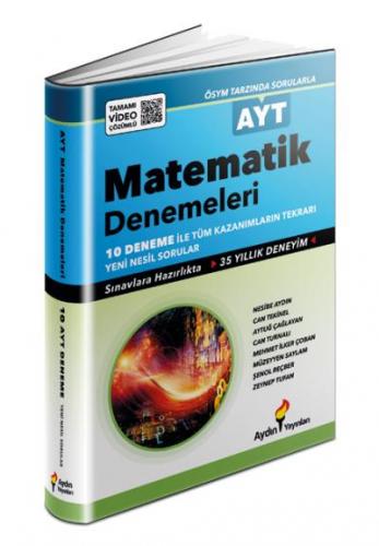 Aydın Yayınları AYT Matematik Denemeleri Aydın