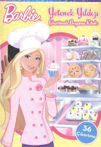 Barbie Yetenek Yıldızı Çıkartmalı Boyama Kitabı