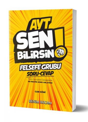 Benim Hocam Yayınları AYT Felsefe Sen Bilirsin Soru Cevap Kitabı Benim Hocam