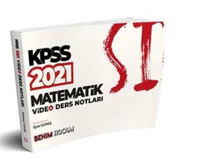 2021 KPSS Matematik Video Ders Notları Benim Hocam Yayınları