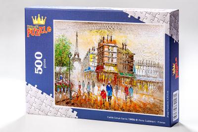 Cadde Sokak Serisi - Paris Caddeleri-Fransa 500 Parça Puzzle