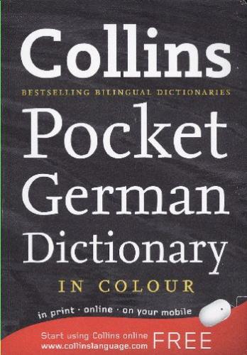 Collins Pocket German Dictionary in Colour