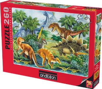 Dinozorlar Vadisi Puzzle 260 3285 Kolektif - Anatolian