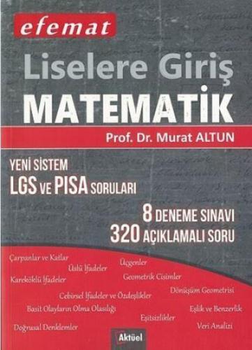 Liselere Giriş Matematik Murat Altun