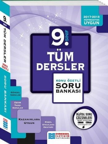 9. Sınıf Tüm Dersler Konu Özetli Soru Bankası