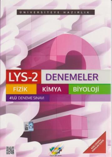 FDD LYS-2 Denemeler Fizik Kimya Biyoloji 4'lü Deneme Sınavı FDD Yayınl