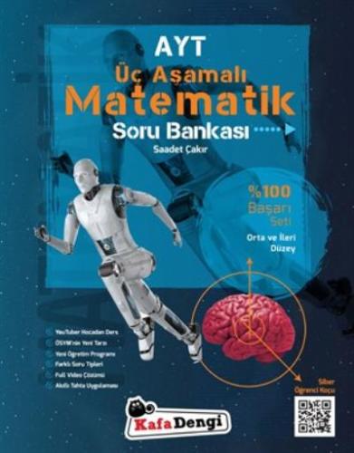 Kafa Dengi Yayınları AYT Matematik Üç Aşamalı Orta ve İleri Düzey Soru Bankası Kafa Dengi