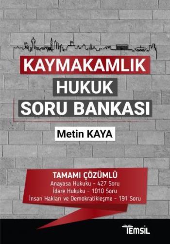 Kaymakamlık Hukuk Soru Bankası