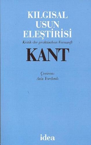 Kılgısal Usun Eleştirisi Immanuel Kant