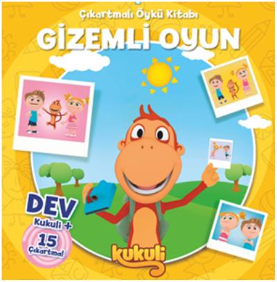 Kukuli - Gizemli Oyun- Çıkartmalı Öykü Kitabı