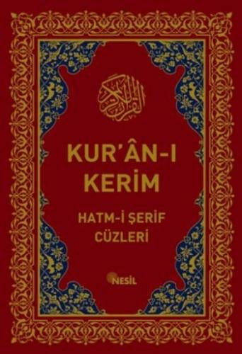 Kur'an-ı Kerim Hatm-i Şerif Cüzleri (Kutulu)