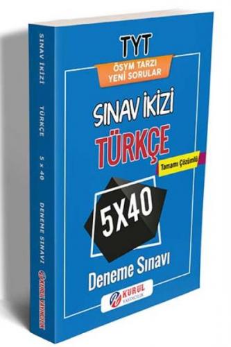 Kurul TYT Türkçe Sınav İkizi Tamamı Çözümlü 5×20 Deneme Sınavı-YENİ Ku