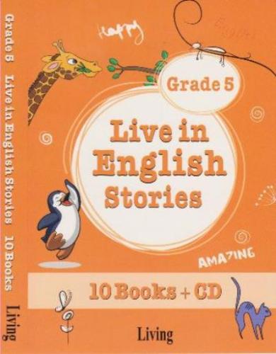 Live in English Stories Grade 5 - 10 Books-CD Seval Deniz