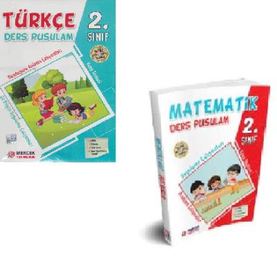 Mercek 2. Sınıf Türkçe-Matematik Ders Pusulam Seti-YENİ Mercek Yayıncı