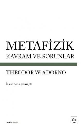 Metafizik-Kavram ve Sorunlar Theodor W.Adorno