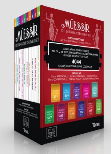 Müessir Adli-İdari Hakimlik Çıkmış Soru Bankası ve Çözümleri