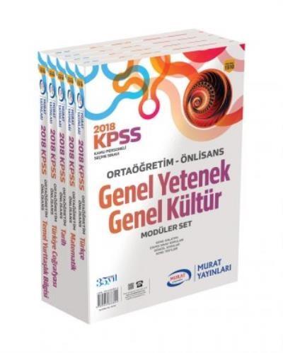 Murat KPSS Ortaöğretim-Önlisans Genel Yetenek Genel Kültür Modüler Set