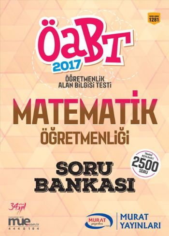 Murat ÖABT KPSS Matematik Öğretmenliği Soru Bankası 1281- 2017