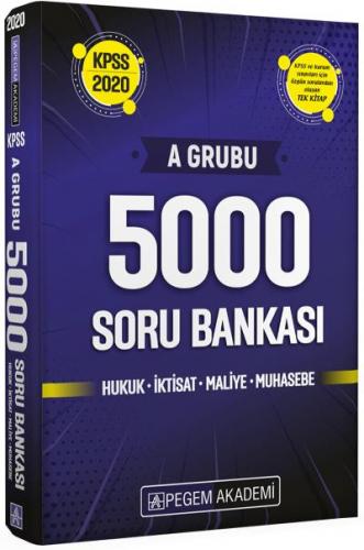 Pegem KPSS A Grubu 5000 Soru Bankası 2020-YENİ Pegem Akademi Yayıncılı